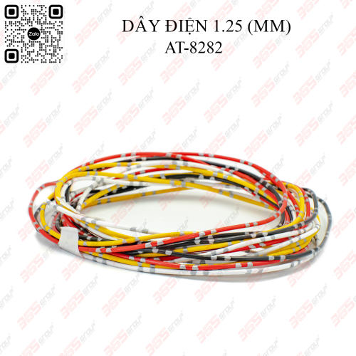 DÂY ĐIỆN 1.25MM MÀU TRẮNG - AT-8282